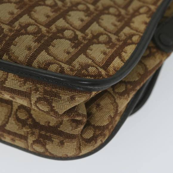 Christian Dior Trotter Canvas Shoulder Bag Brown Auth bs10601 - Picture 12 of 16